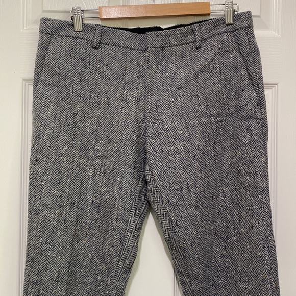 Dries Van Noten Wool crop pants Herringbone EU 50 34 - Picture 10 of 12